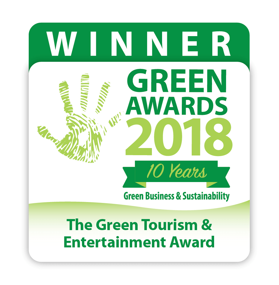 Winner badge for the Irish Green Awards 2018